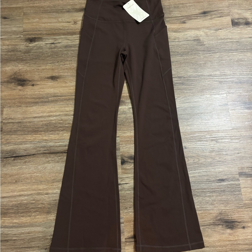 New With Tags Fabletics Chocolate Brown Leggings